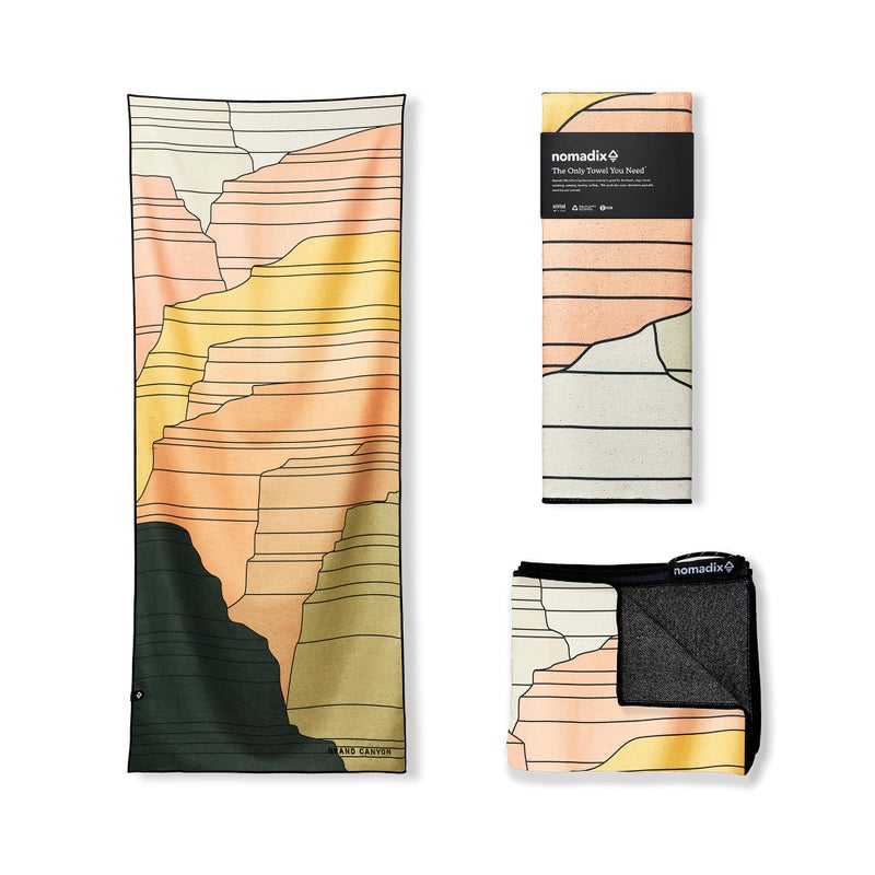 Nomadix Original Towel - Perfect for Beach, Pool, Travel, Camping, Yoga - Made with Recycled Materials - Super Absorbent - Sand Resistant - Grand Canyon National Park - 72.5x30 - Image 1